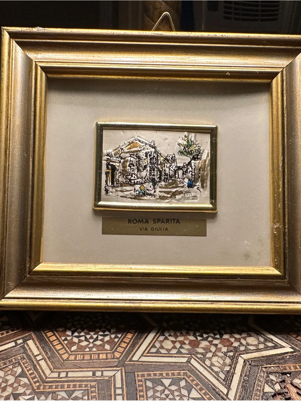 22 kt Gold and Silver 2 Framed Wall Arts